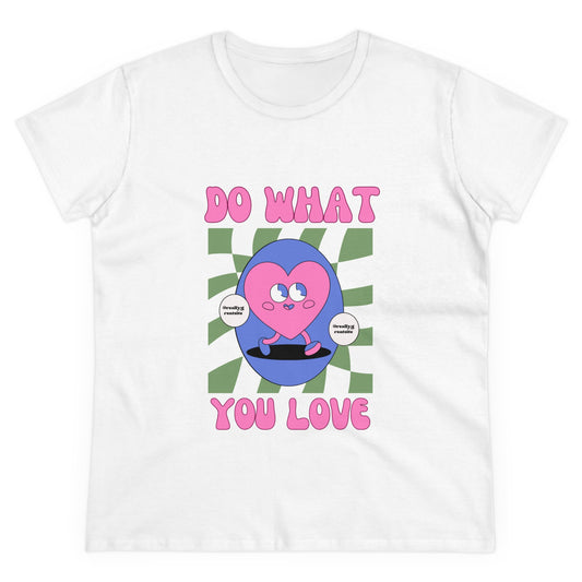 Pink Purple and Green Playful Illustrative Motivational Shirt