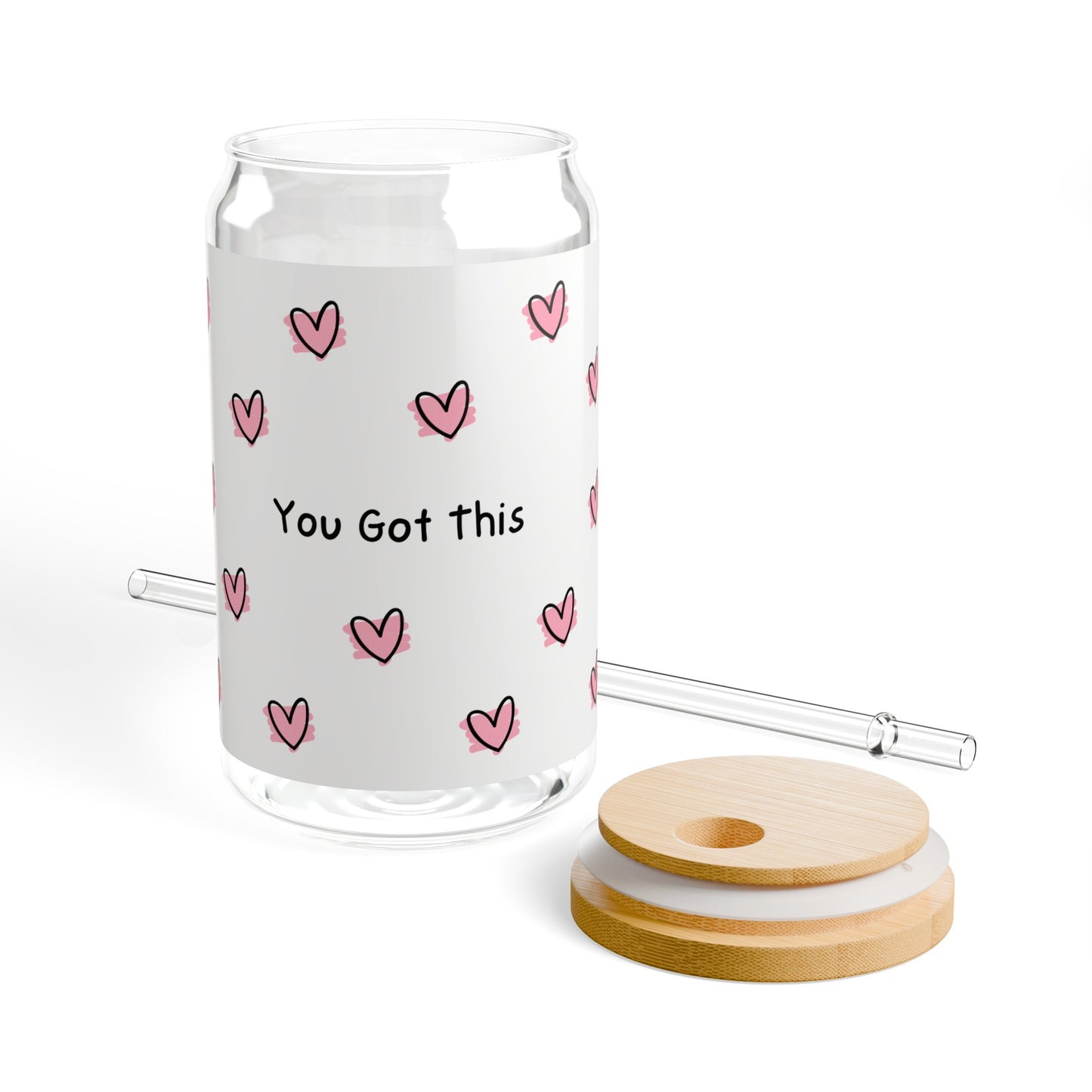 "You Got This" Glass Cup